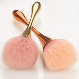 Rose Gold Powder Blush Brush Professional Make Up Brush Large Cosmetic Face  Cosmetic Face  Make Up Tool