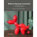  Resin Balloon Dog Poo Figurines Interior Funny Luxury Animal Statue Home Living Room Tabletop Decor Object Collectio